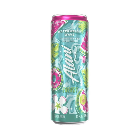 Alani Nu, Watermelon Wave, 12 fl oz, Single Can