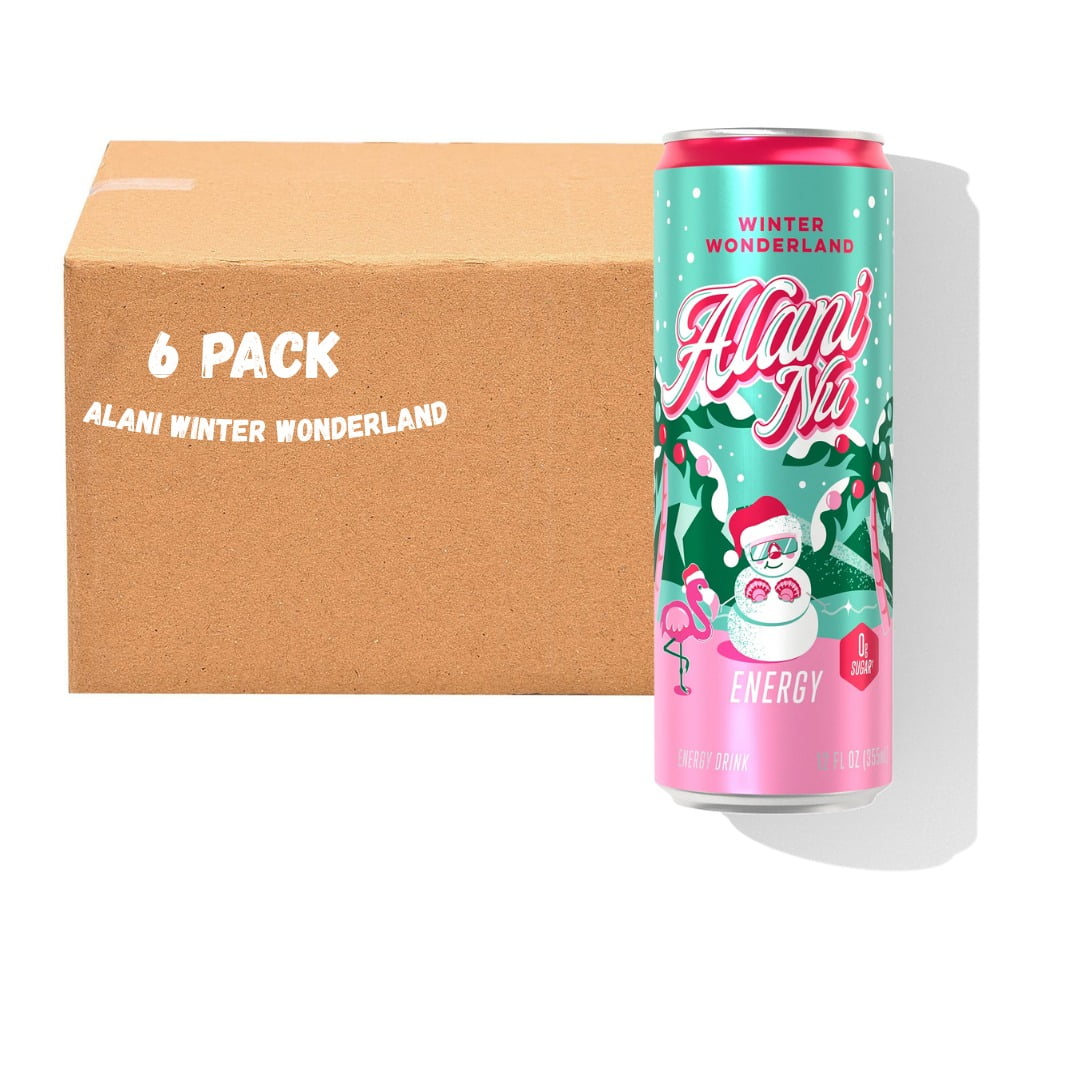 Alani Nu Winter Wonderland Energy Drink – Limited Edition, 12 fl oz 06-Pack