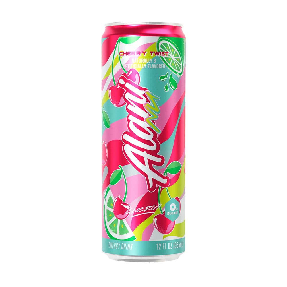 Alani Nu Zero Sugar Energy Drink - Cherry Twist - 12 oz (Packaging May Vary)