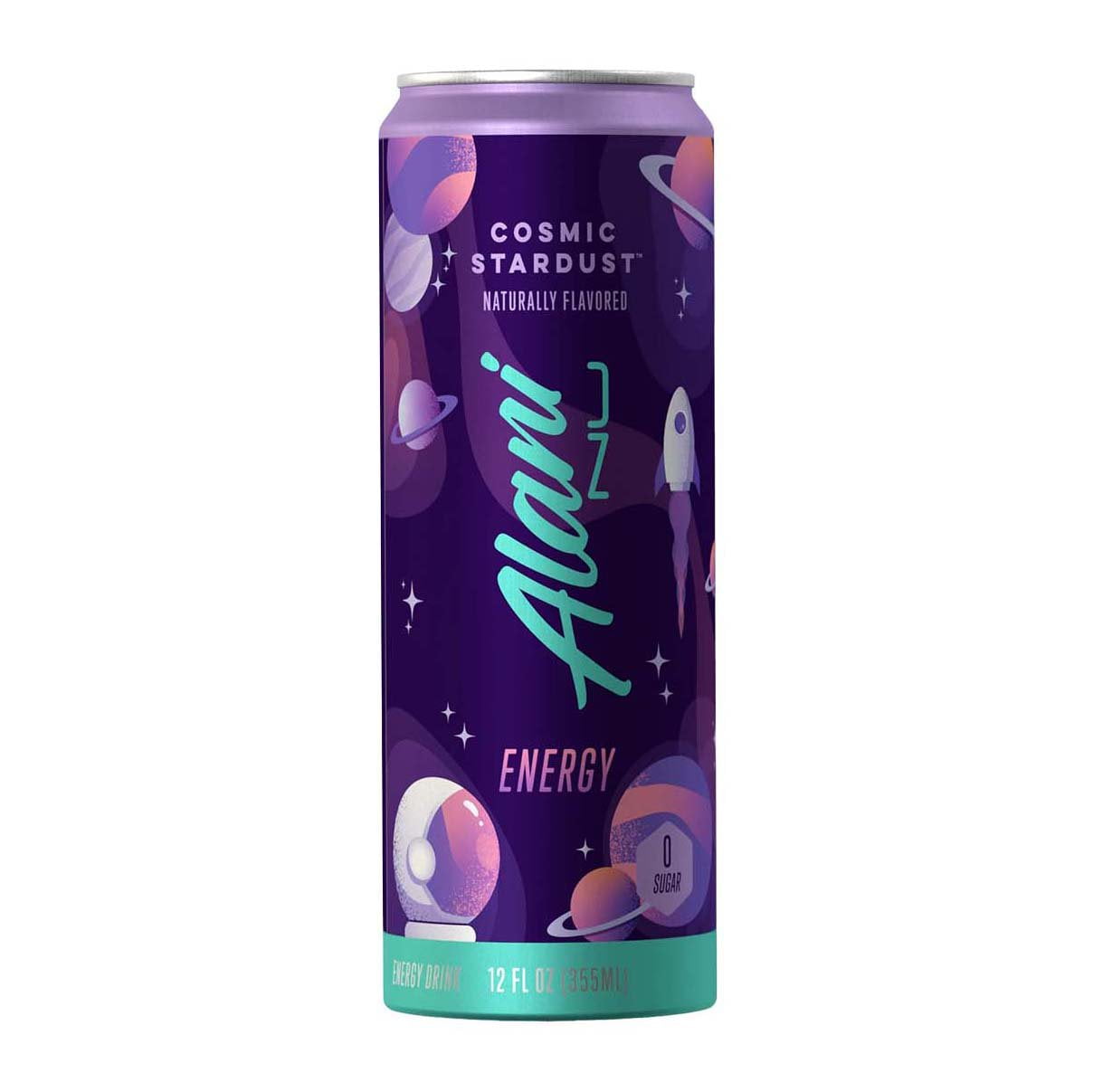 Alani Nu Zero Sugar Energy Drink - Cosmic Stardust, 12 oz (Package May Vary)