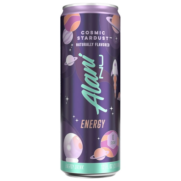 Alani Nu Zero Sugar Energy Drink - Cosmic Stardust - 12 oz (Packaging May Vary)