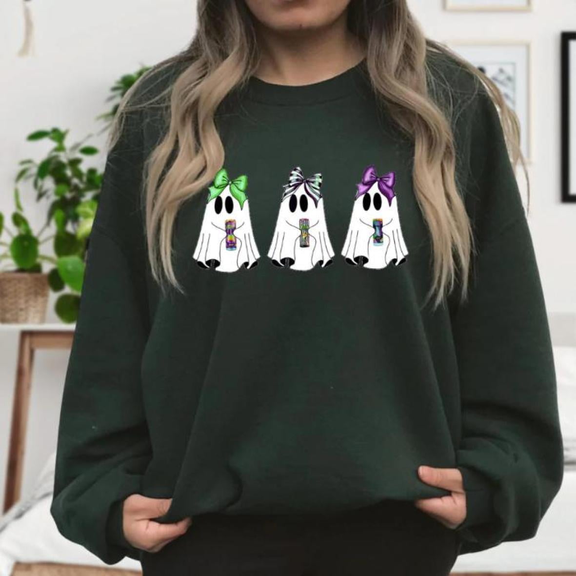 Alani Witches Brew Sweatshirt, Halloween Energy Drink Sweatshirt, Ghost