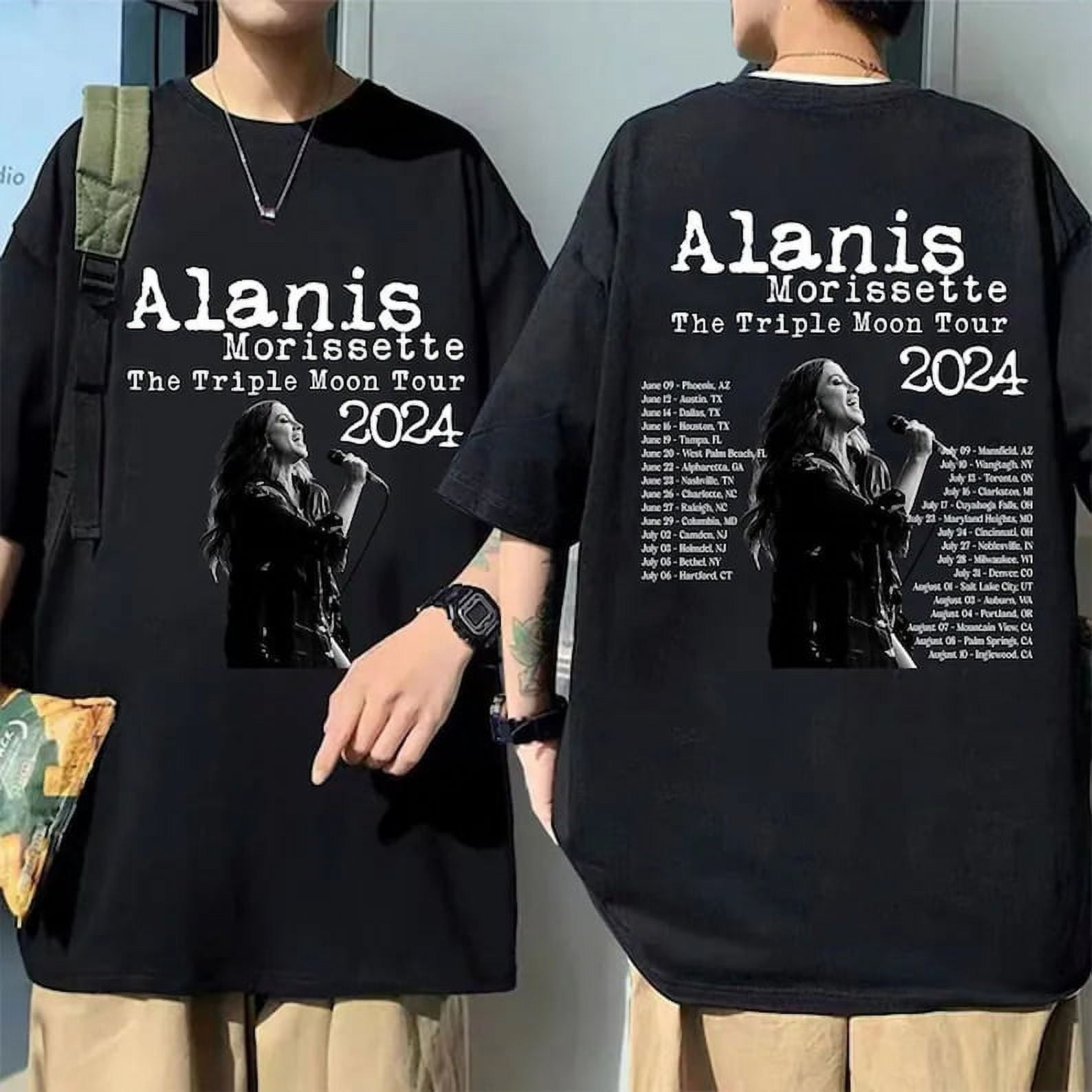 Alanis Morissette The Triple Moon Tour 2024 Shirt, Alanis Morissette