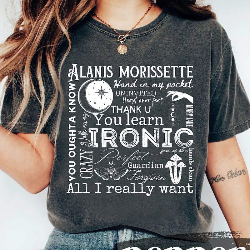 Alanis Morissette The Triple Moon Tour 2024 TShirt, Alanis Morissette