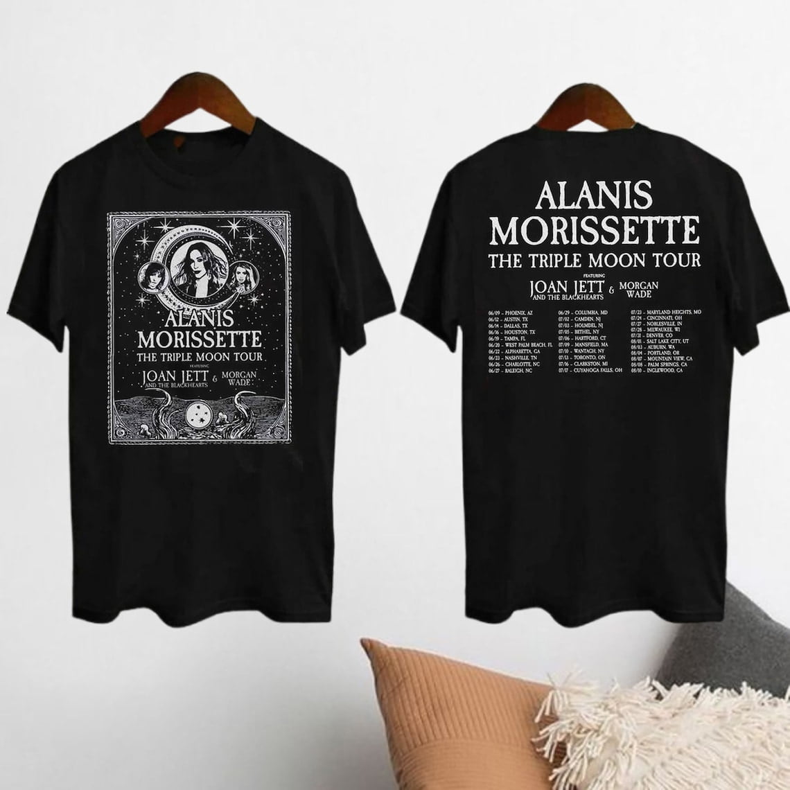 Alanis Morissette The Triple Moon Tour 2024 T-Shirt, Alanis Morissette ...