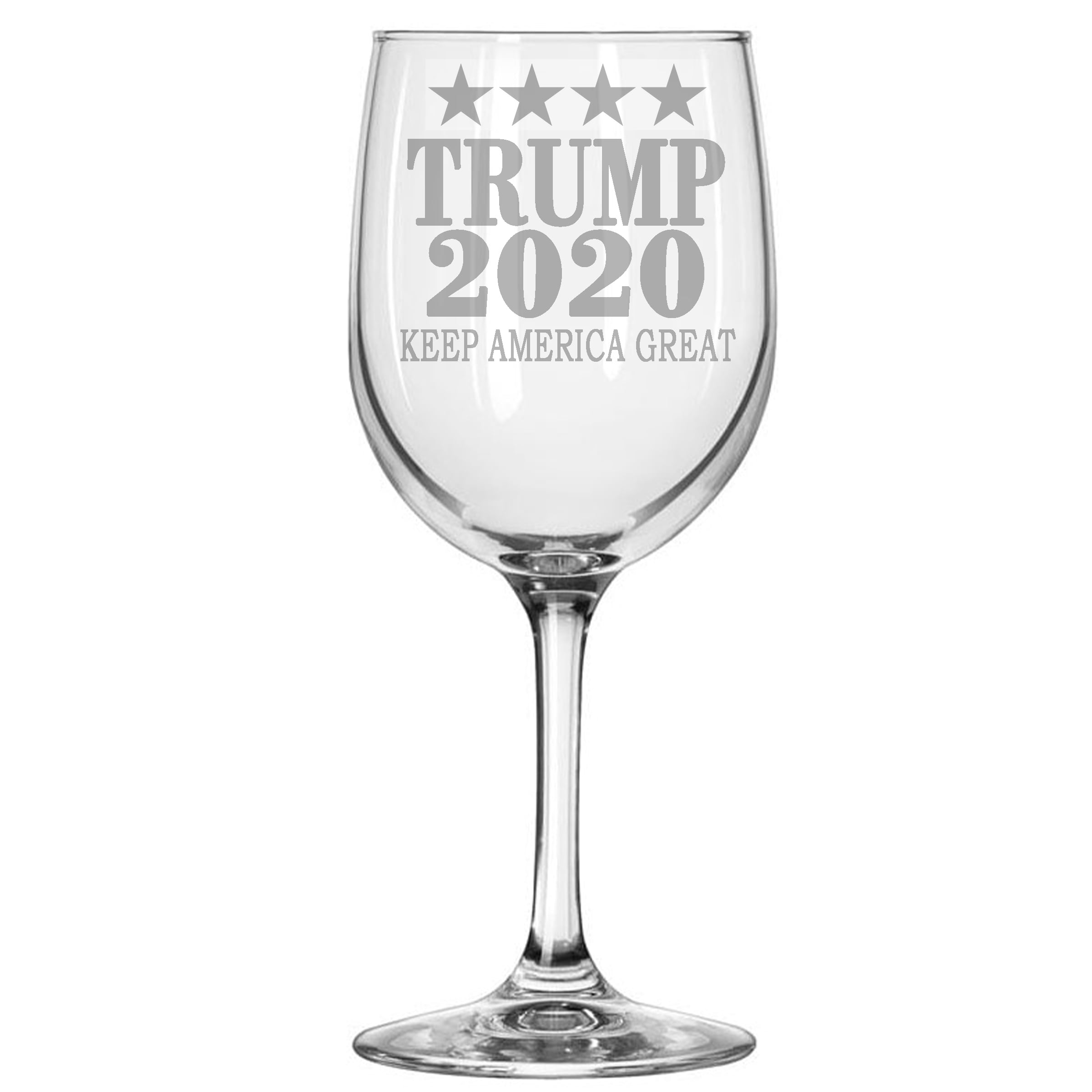 Trump Vance 2024 Whiskey Glass - Save America Again Laser-Etched Design