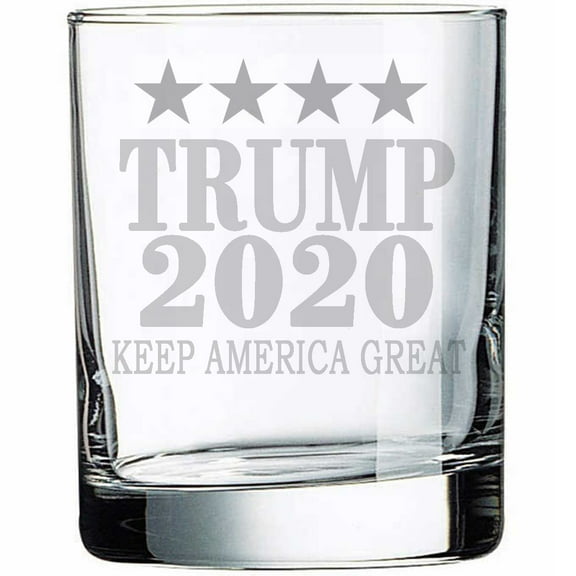 Alankathy Mugs Donald Trump 2020 Re election President Nominee Make America Great Again Whiskey Rock Wine Glass