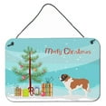 thumbnail image 1 of Alano Espanol Spanish Bulldog Christmas Wall or Door Hanging Prints - 8 x 12 in., 1 of 1