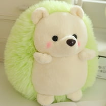 Alaparte 9.8 Inches 25Cm Cute Hedgehog Doll Children'S Soothing Sleep Pillow Plush Toy Boys And Girls Holiday Birthday Gifts P-Ink And Green Green 25*12*12Cm