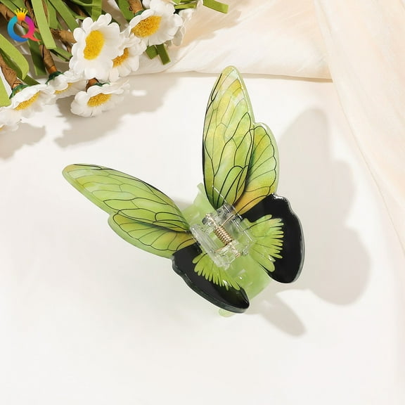 Alaparte,Accessories Hair Clip Acrylic Grabs Clip Creatives Flower Basket Butterflys Hair Clip,Personal Care For Beauty
