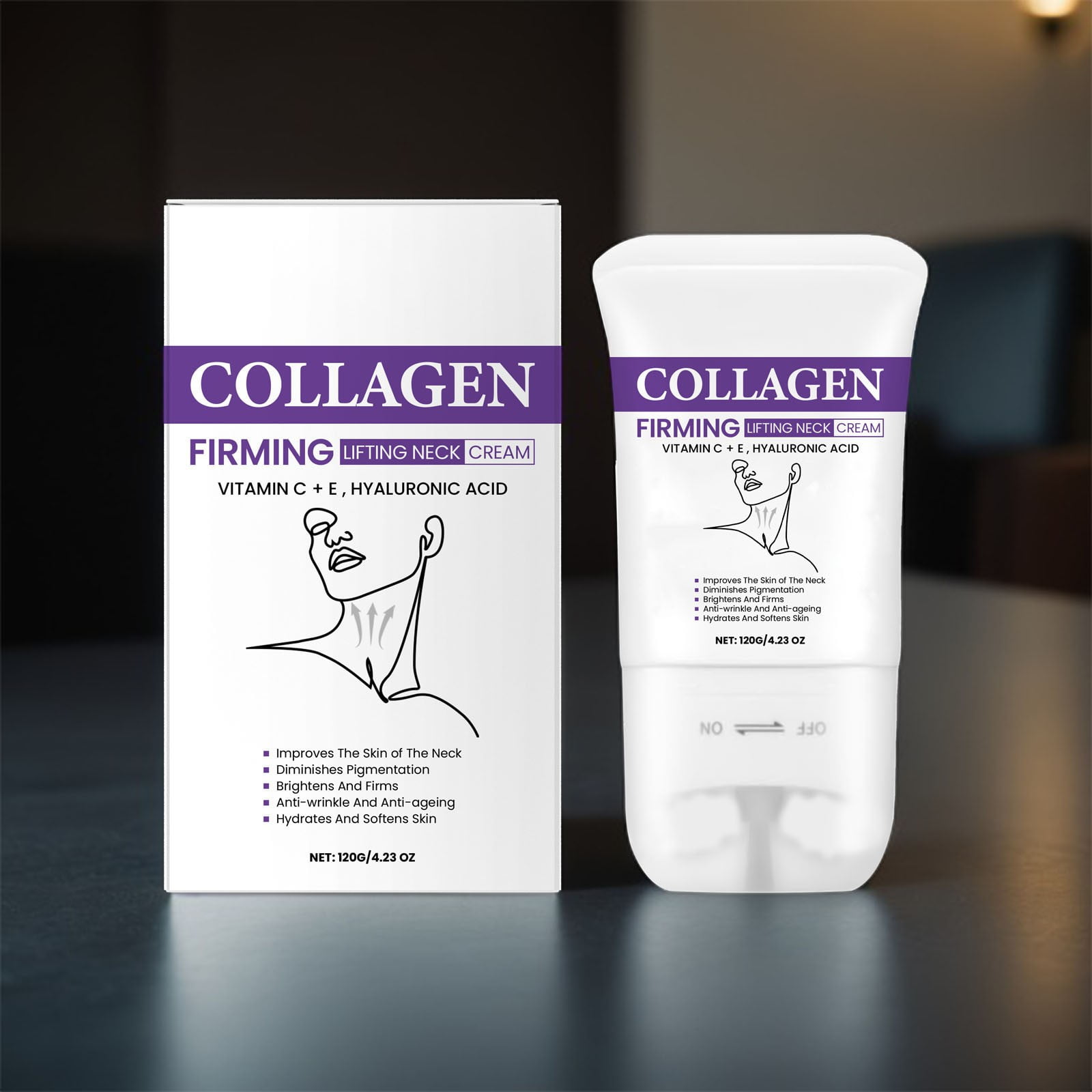 Alaparte,Neck Tightening Roller Cream Specializes In Caring for Fine Lines On The Neck Providing