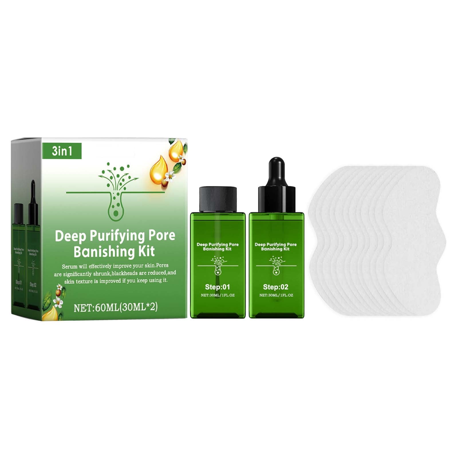 Image showcasing Alaparte Tea Tree Oil Blackhead Removal Kit - Cleanses and Moisturizes ...