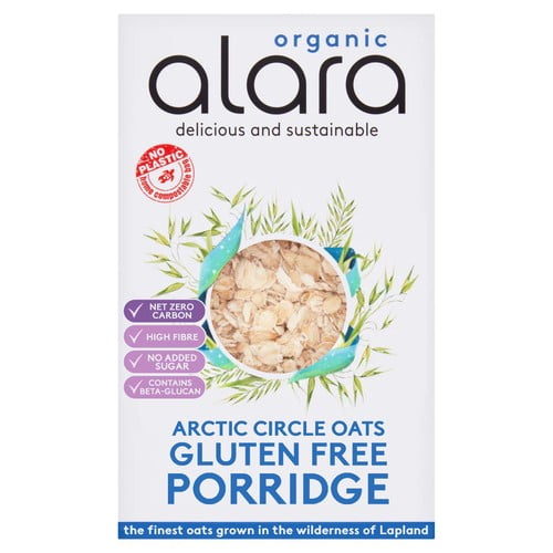 Alara Arctic Circle Oats Gluten Free Organic Porridge 500g, British Import (Pack of 3)