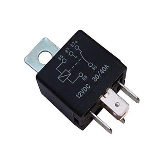 Omega AU7 12 V DC 5-Pin SPDT Automotive Relay  30/40 Amp Vehicle Alarm & Accessory Control