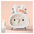 thumbnail image 1 of Alarm Clock, 3.5 Inches Twin Bell Loud Alarm Clock for Kids, Backlight, Battery Operated Alarm Clock for Bedrooms, Rabbit, 1 of 6