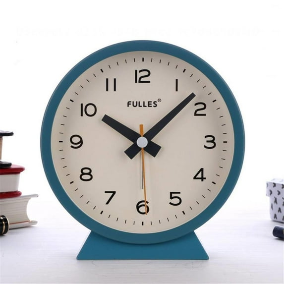 Alarm Clock 6 Inch Bedside Clock, Cute Bedroom With Drop Resistance Silent Night Light