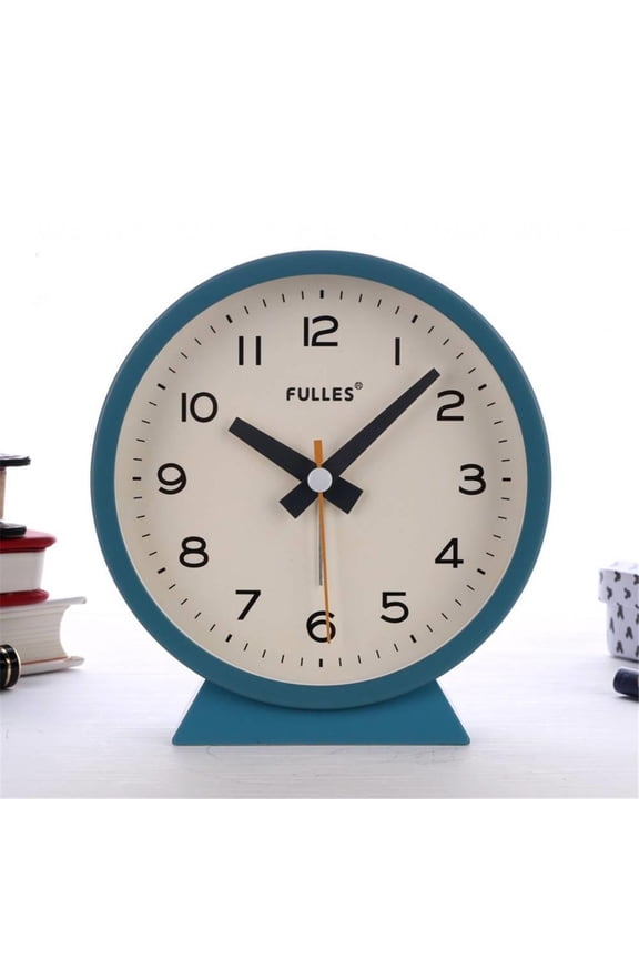 Alarm Clock 6 Inch Bedside Clock, Cute Bedroom With Drop Resistance Silent Night Light