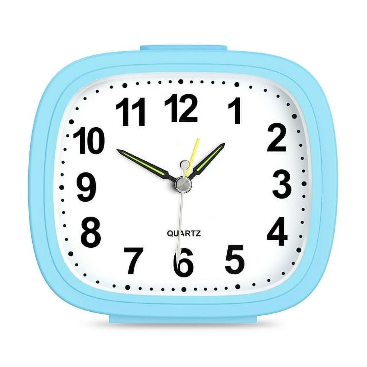 Alarm Clock, AMIR Silent Non Ticking Alarm Clock with Snooze & Night