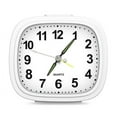 thumbnail image 1 of Alarm Clock, AMIR Silent Non Ticking Clock with Snooze Night Light Clock for Bedroom Bedside Kids Elderly White, 1 of 10