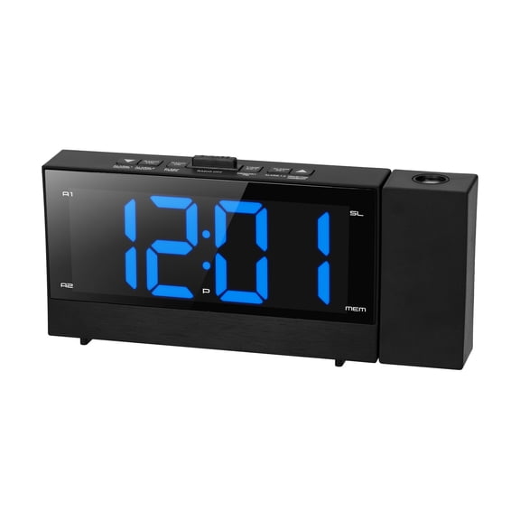 Alarm Clock,Alarm Snooze Screen 3-in-1 180 Bedroom 180 Rotatable Clock Radio Led Alarm Clock With 6.4-inch Screen With Dual Alarm Led Display 6.4-inch Screen 3-in-1 Clock With Kids