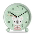 thumbnail image 1 of Analog Round Alarm Clock Non Ticking, Battery Operated, Super Silent Alarm Clock, Simple Stylish Design for Desk/Bedroom - style:Koala, 1 of 5