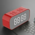 Alarm Clock Bluetooth Speaker High Power Portable Column For PC Computer Speakers Subwoofer Box