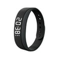 thumbnail image 1 of Alarm Clock Bracelet With Silent Vibration Wake-Up System, No Snooze Function Unisex Smartwatch, Designed For Deep Sleepers With Accurate Time Display, Lightweight Silicone,Black, 1 of 4