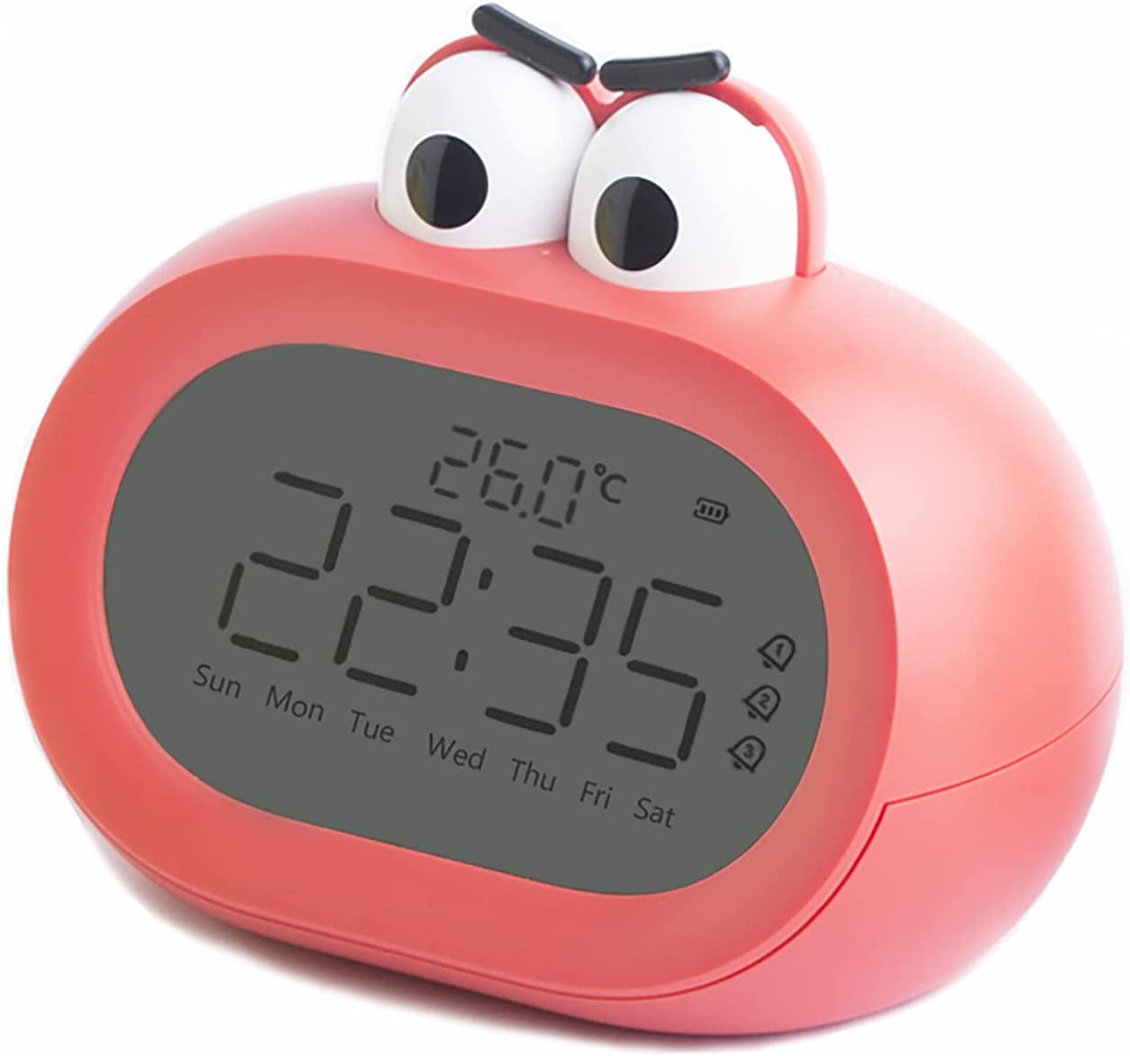 Alarm Clock for Kids ,Cute Digital Alarm Clock with Night Light