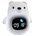 thumbnail image 1 of Alarm Clock with Sound Machine for Kids, 6 White Noises and 9 Colors Night Light, Ok to Wake Clock, Include 1800mAh Battery for Portability and Memory Function, for Kids, 1 of 7