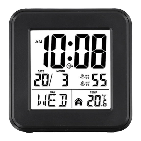 Alarm Clock for Elderly Smart Clock with Temperature for Perpetual Calendar