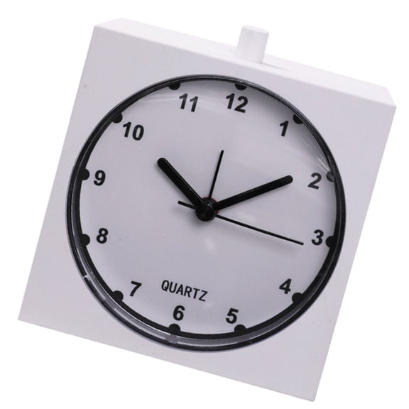 Alarm Clock with Backlight Bedside Analog Arabic Numerals Quiet Small Desk Clock