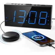 Alarm Clock with Bed Shaker, Vibrating Alarm Clock for Heavy Sleepers
