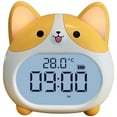 thumbnail image 1 of Alarm Clocks- Cute Dog Clock with Night Light - Rechargeable Battery Operated Digital Clocks for Bedroom (Yellow), 1 of 7