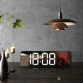 thumbnail image 1 of Alarm Clocks for Bedrooms, Hangable Electronic Clock, Mute 12/24 Hour Conversion Large Screen Wall Hanging LED Alarm Clock, 1 of 1
