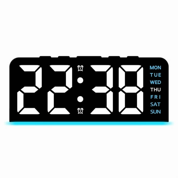 Alarm Clocks for Bedrooms LED large-character digital clock, date table clock, multi-function digital alarm clock