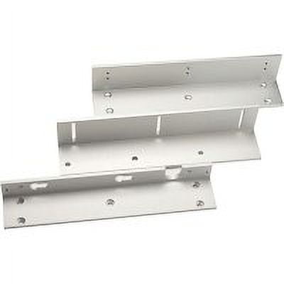 Alarm Controls AM3370CDURO Z Bracket with Integrated Dress Cover for 600 Series Single Magnetic Locks, 10" x 3.5", Duranodic Finish