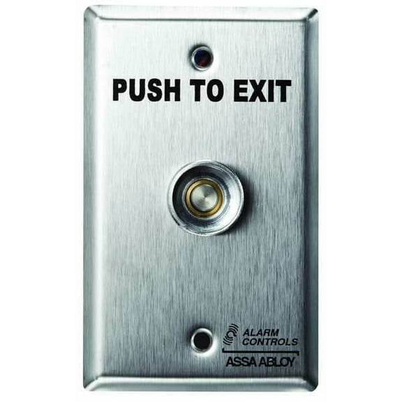 Alarm Controls Exit Delay Timer,Push to Exit Button,SS TS-16