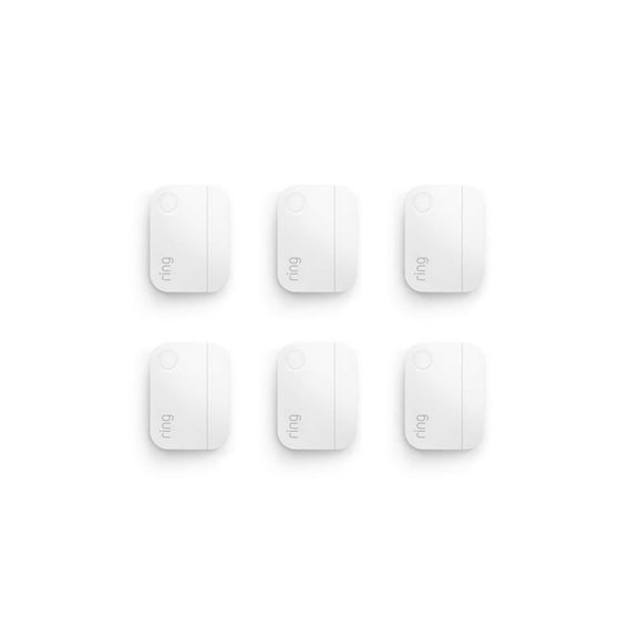 Ring - Alarm Contact Sensor (2nd Gen) (6-Pack) - White