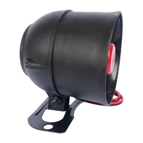 Alarm Horn with Loud Sound Output for Car Motorcycle Electric Vehicle Security Durability ABS