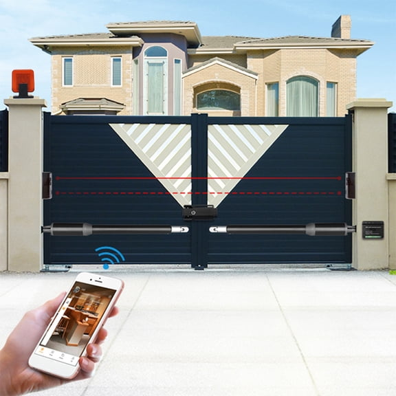 Alarm LED Flashing Warning Light Alarm Lamp For Garage Door Outdoor Wall Mounted LED Signal Alarm Light