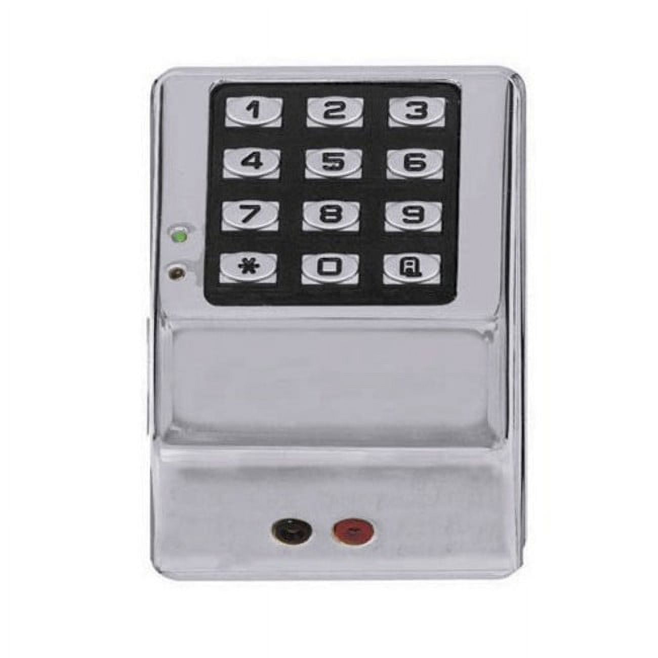 Satin Chrome Narrow Stile Digital Keypad Lock