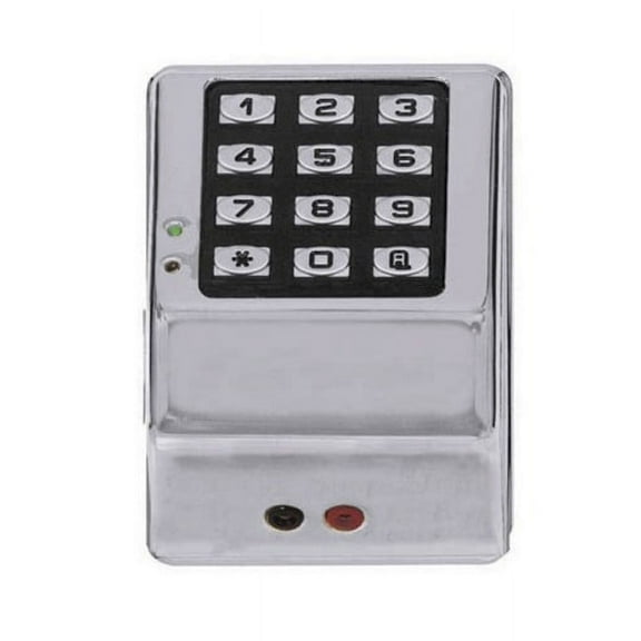 Alarm Lock DK3000MS Trilogy Electronic Digital Keypad, Metallic Silver