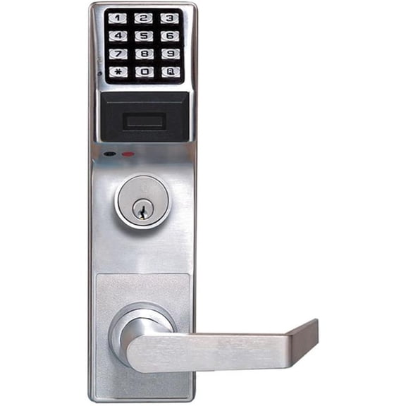 Alarm Lock ETPDLS1G26DC50 Trilogy Exit Trim for 5000 Corbin - Satin Chrome Finish