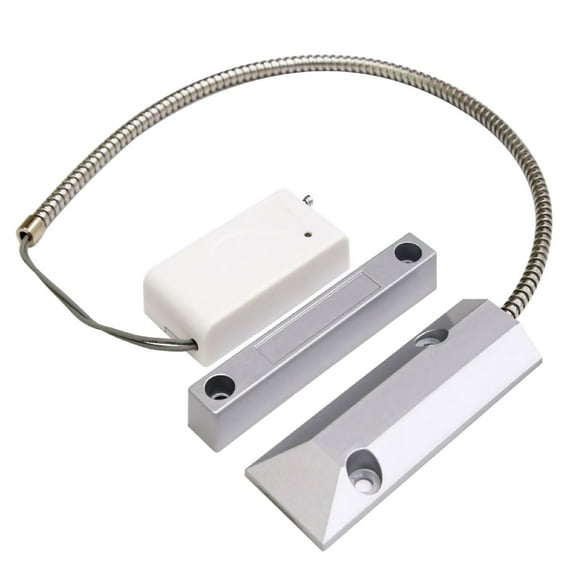 Alarm Magnetic Garage Door Rolling Door Contact Switch Sensor, Home Store Security Contact Magnetic Reed Switch Alarm