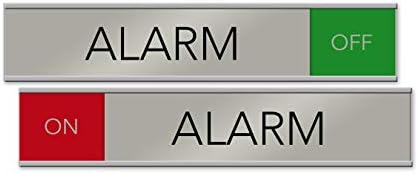Alarm On/Off Slider Nameplate and Sign (Red/Green, 10 x 2) - Walmart.com