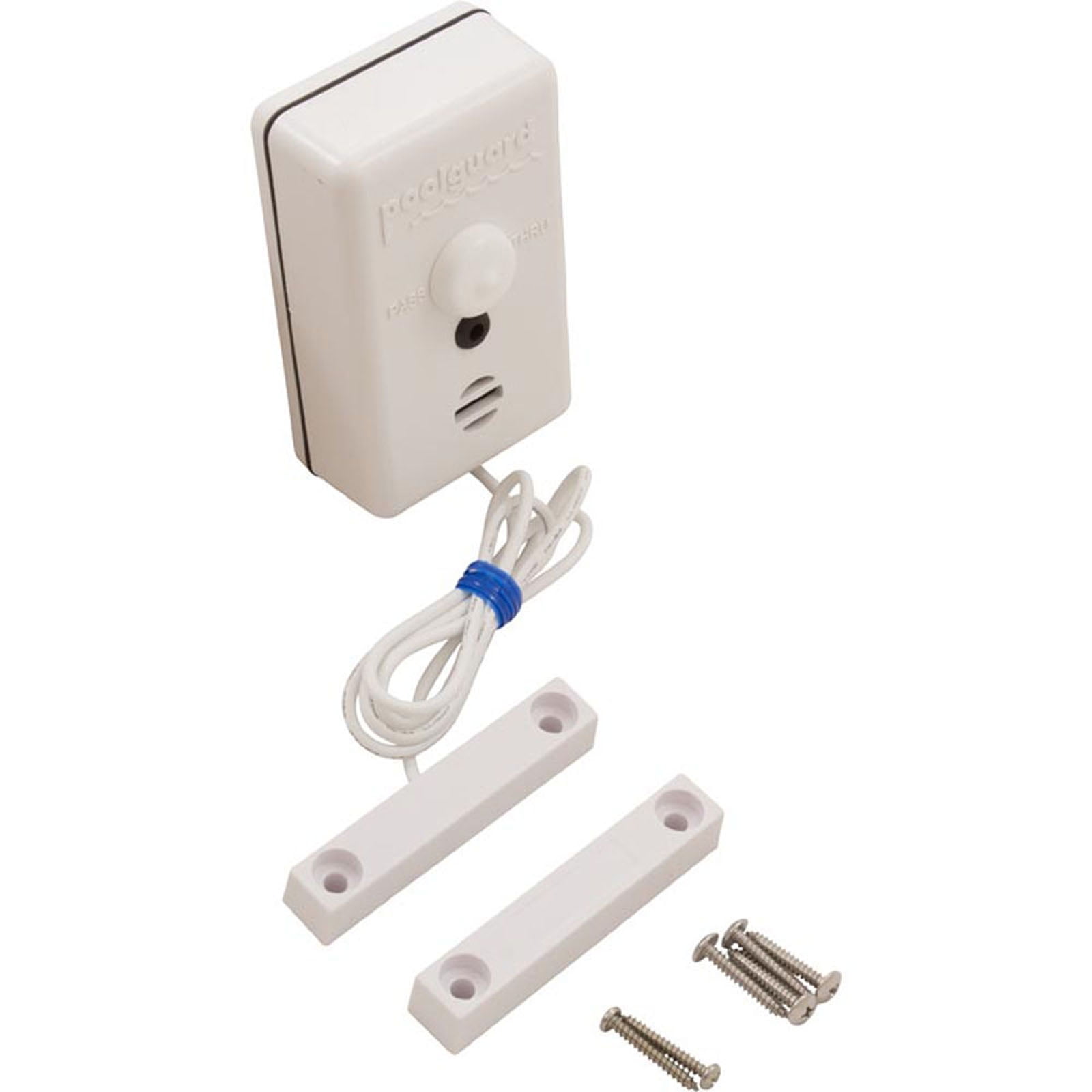 White UL Listed Pool Gate Alarm System