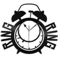 thumbnail image 1 of Alarm Ring 3D Wall Clock Vinyl Wall Clock,Vinyl Record Clock Wall Art Unique Room Decorations Handmade Gift, 1 of 6