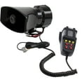 thumbnail image 1 of Alarm Siren Horn with Mic PA Speaker System, Powerful 100W Siren Horn Speaker, 12V Loud Police Car Siren Horn Speaker, 120-150dB, 7 Tone, for Police Car, Ambulance, Fire, Engineer Vehicles, 1 of 9