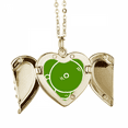 thumbnail image 1 of Alarm Sound Class End Knock Folded Wings Peach Heart Pendant Necklace, 1 of 4