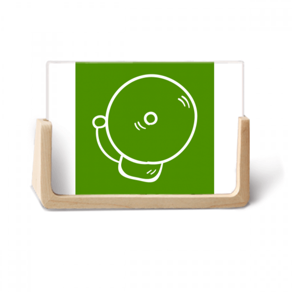 Alarm Sound Class End Knock Photo Wooden Photo Frame Tabletop Display